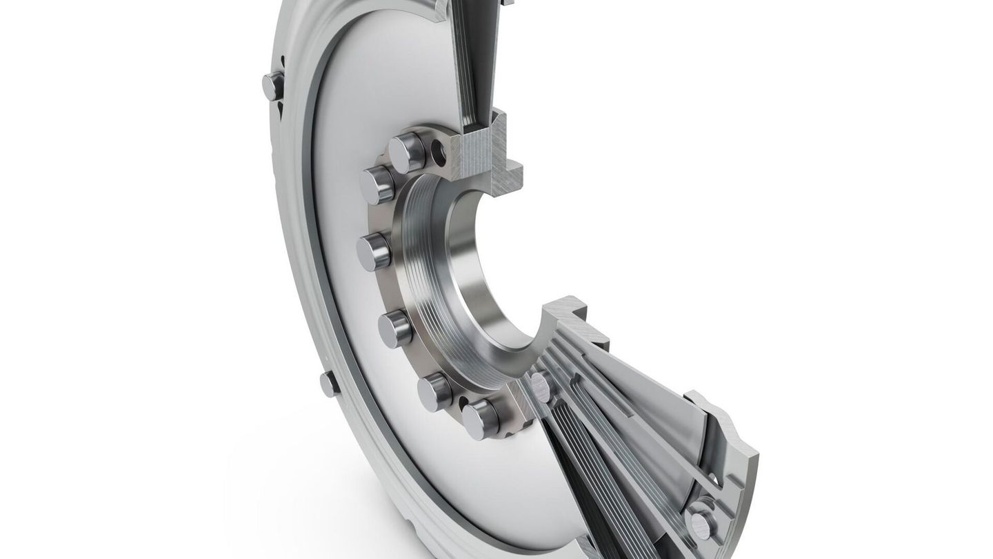 Auf dem 12. Internationalen Motorenkongress zeigt Schaeffler erstmals einen effizienten Torsionsschwingungsdämpfer, der direkt im Kurbelwellengehäuse verbaut ist. Foto: Schaeffler