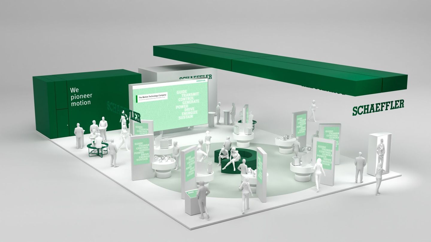 Schaeffler zeigt auf der Hannover Messe (Halle 5, Stand D18) acht Produktfamilien, die das gesamte Spektrum der Bewegung umfassen.